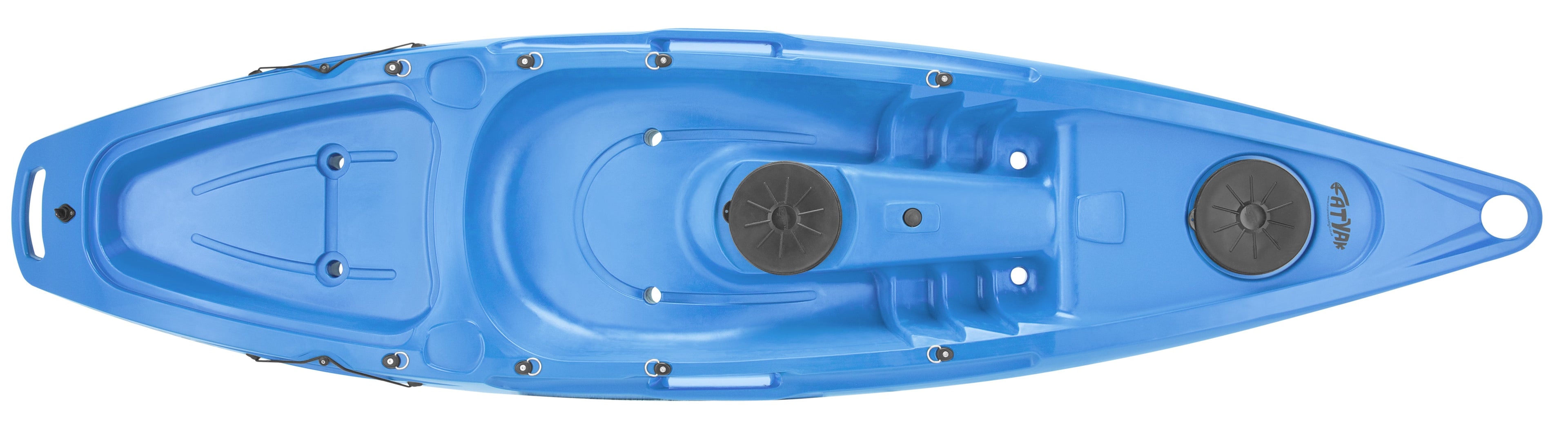 Kaafu Solo Fishing Kayak | Plastic Neutral | Blue | Complete Package