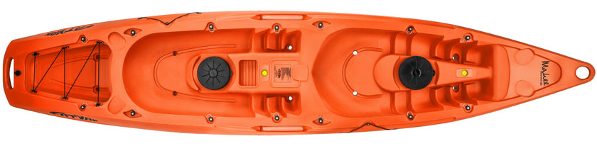 Kayak Tandem Mahee | Arancione | Stabile e Resistente