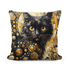 The Golden Cat Eyes Cotton Cushion