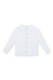 Claudine Linen Blouse  - White