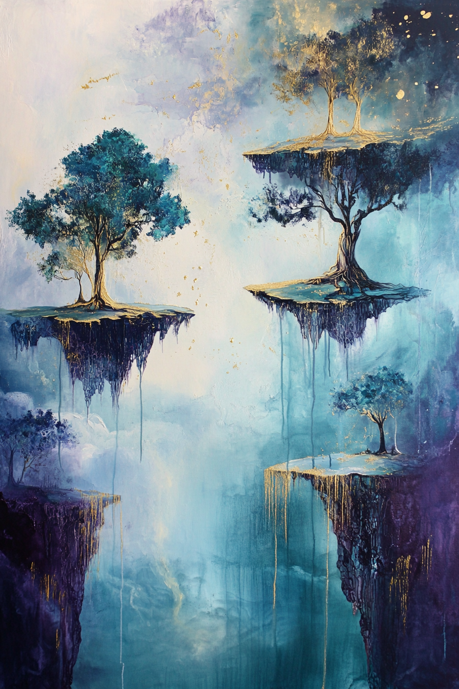 Floating Islands Canvas