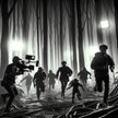 Forest Chase Horror Canvas