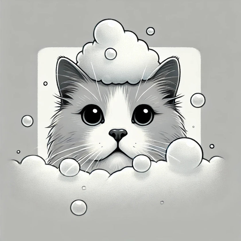 Frothy Crown Cat Canvas