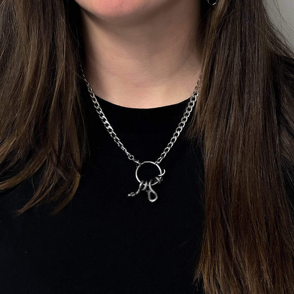 Serpent's Lair Snake Necklace