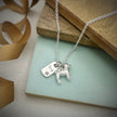 Cockapoo Personalised Silver Dog Tag Necklace