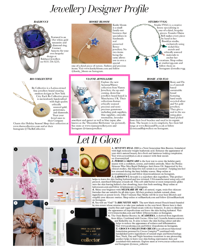 Anillo de topacio azul Londres y azul suizo en vermeil de oro de 18k
