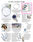 Ombre-Blautopasring in 18k Gold Vermeil