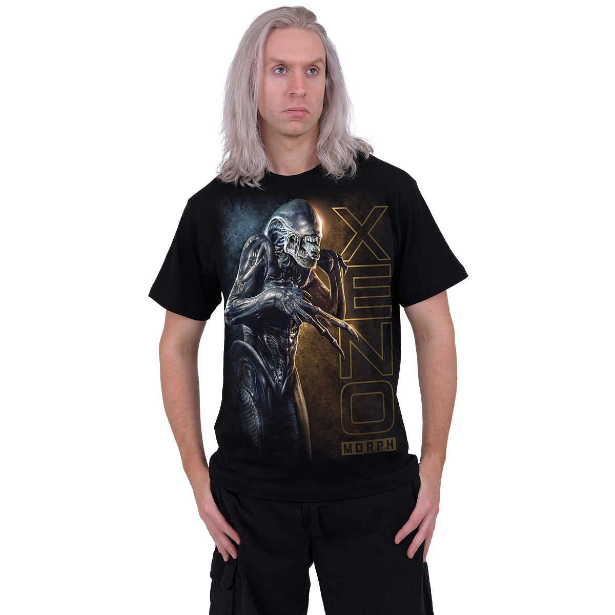 ALIEN - XENO PORTRAIT - Front Print T-Shirt Black