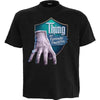 THING - 'FERNANDO FINGERTIPS' - Front Print T-Shirt Black