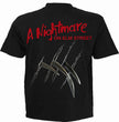 FREDDY CLAWS - ELM STREET - T-Shirt Black