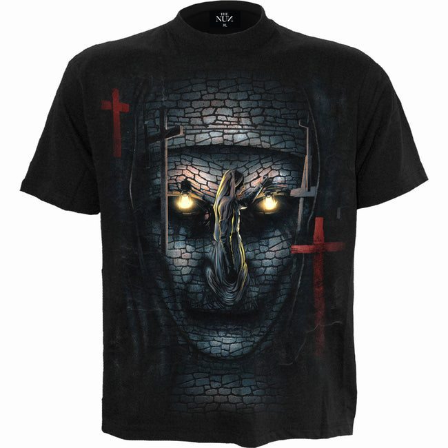 THE NUN – TOTENKOPF-ILLUSION – T-Shirt Schwarz