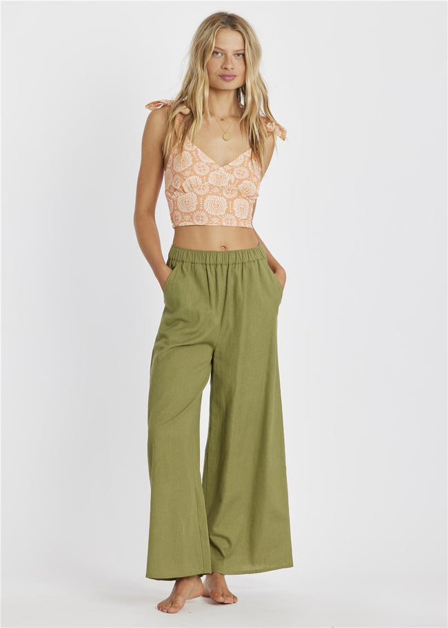 Sisstr Always Golden Woven Tank
