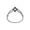 Green Clover Cord Bracelet