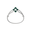 Green Clover Cord Bracelet