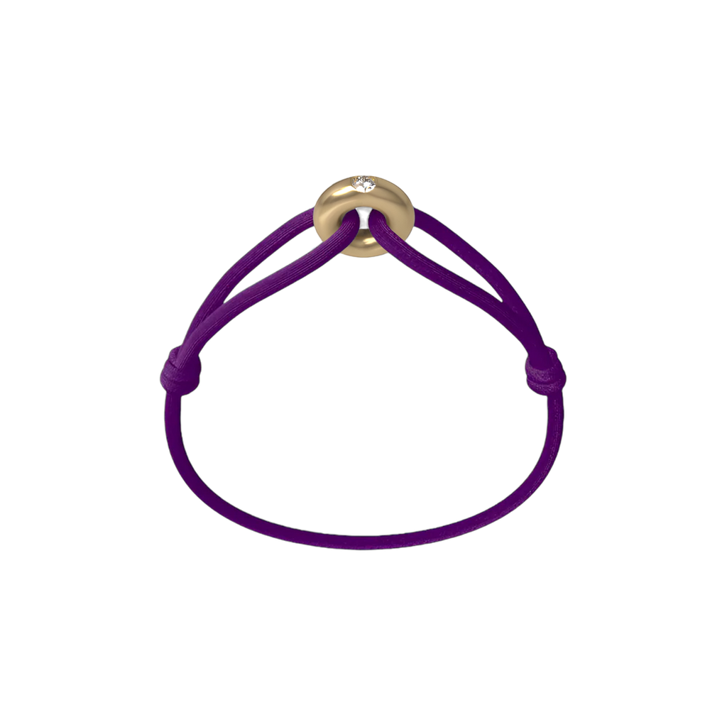 Golden Soho Diamond Cord Bracelet