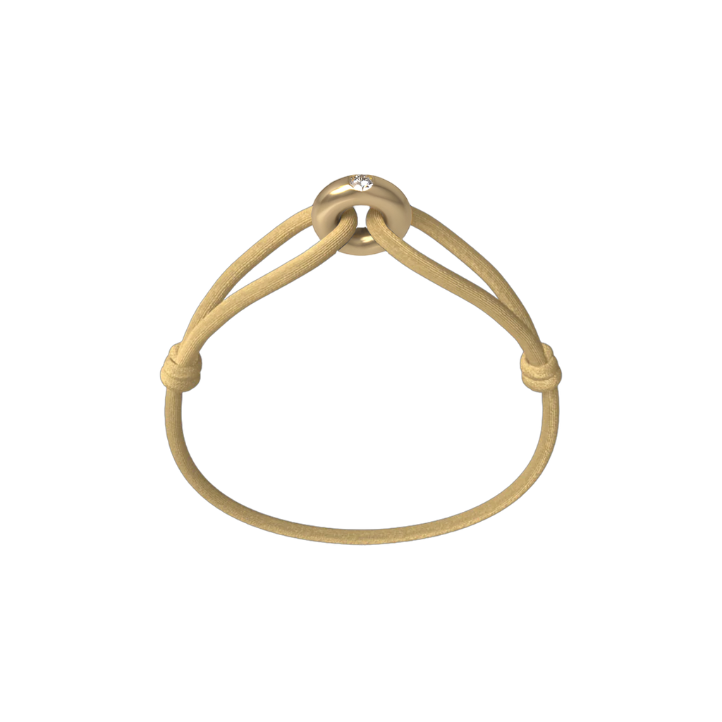 Golden Soho Diamond Cord Bracelet