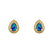 Elements Gold Opal Doublet Ohrstecker in Tropfenform
