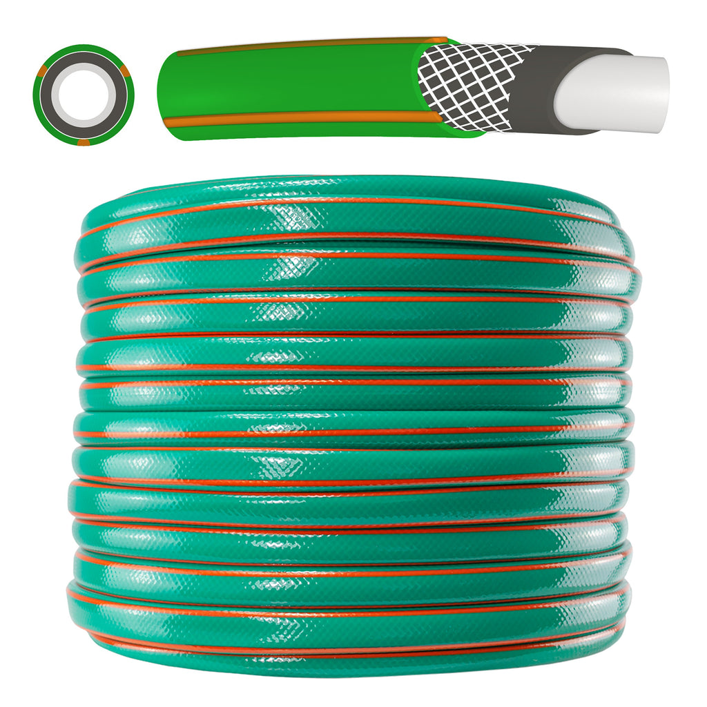 Garden Hose Set Economy Pipe (White Connectors)