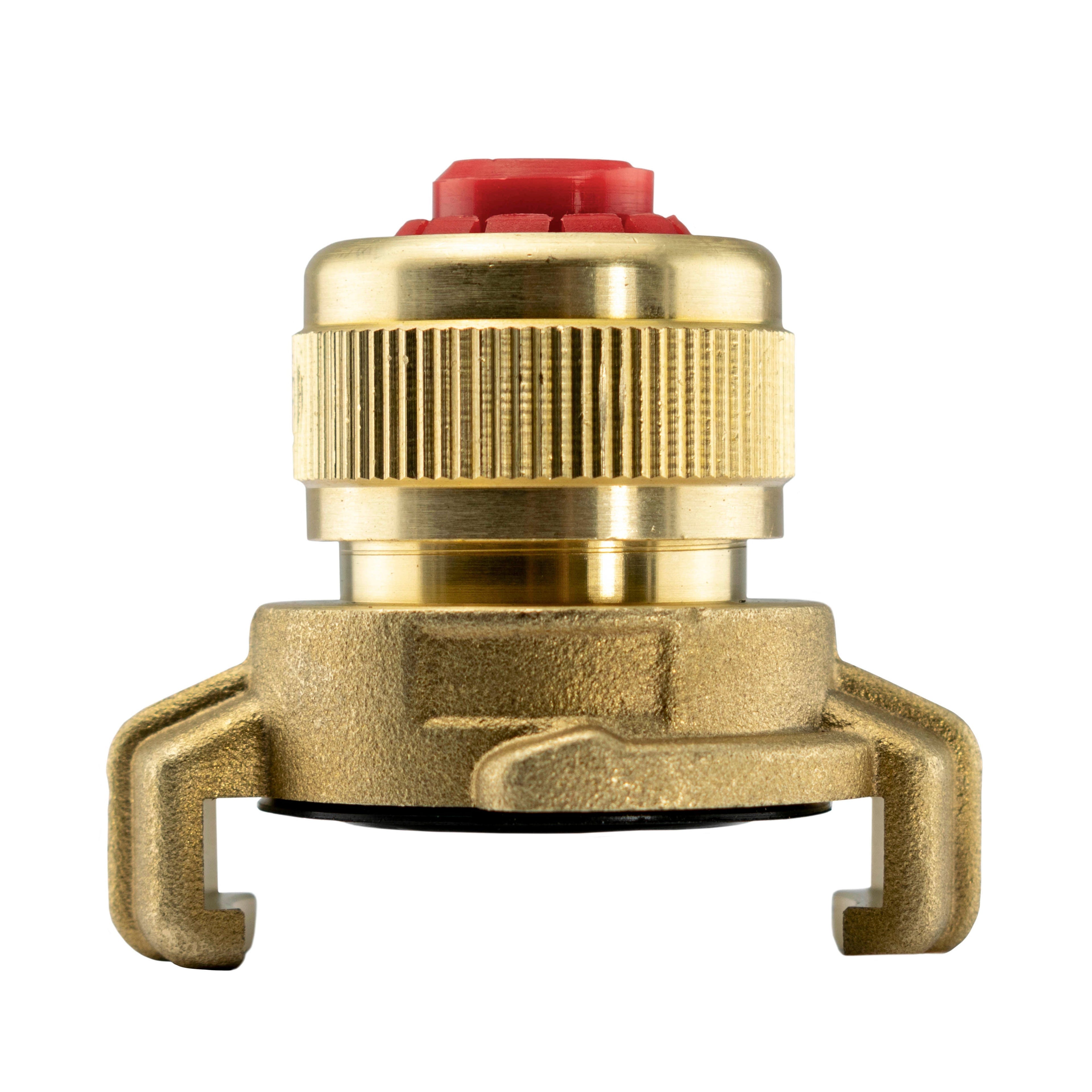 Geka Type Brass Claw Set – 19mm Barb and 3/4” Hose Connector