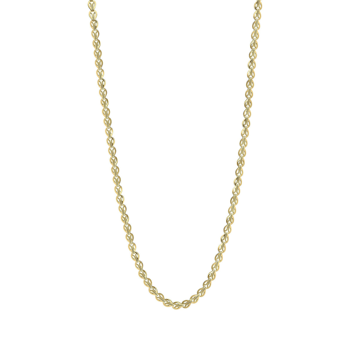 Elements Gold Stampato Link Chain Necklace
