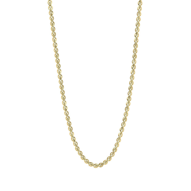 Elements Gold Stampato Link Chain Necklace