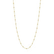 Elements Gold Diamond Cut Station Necklace