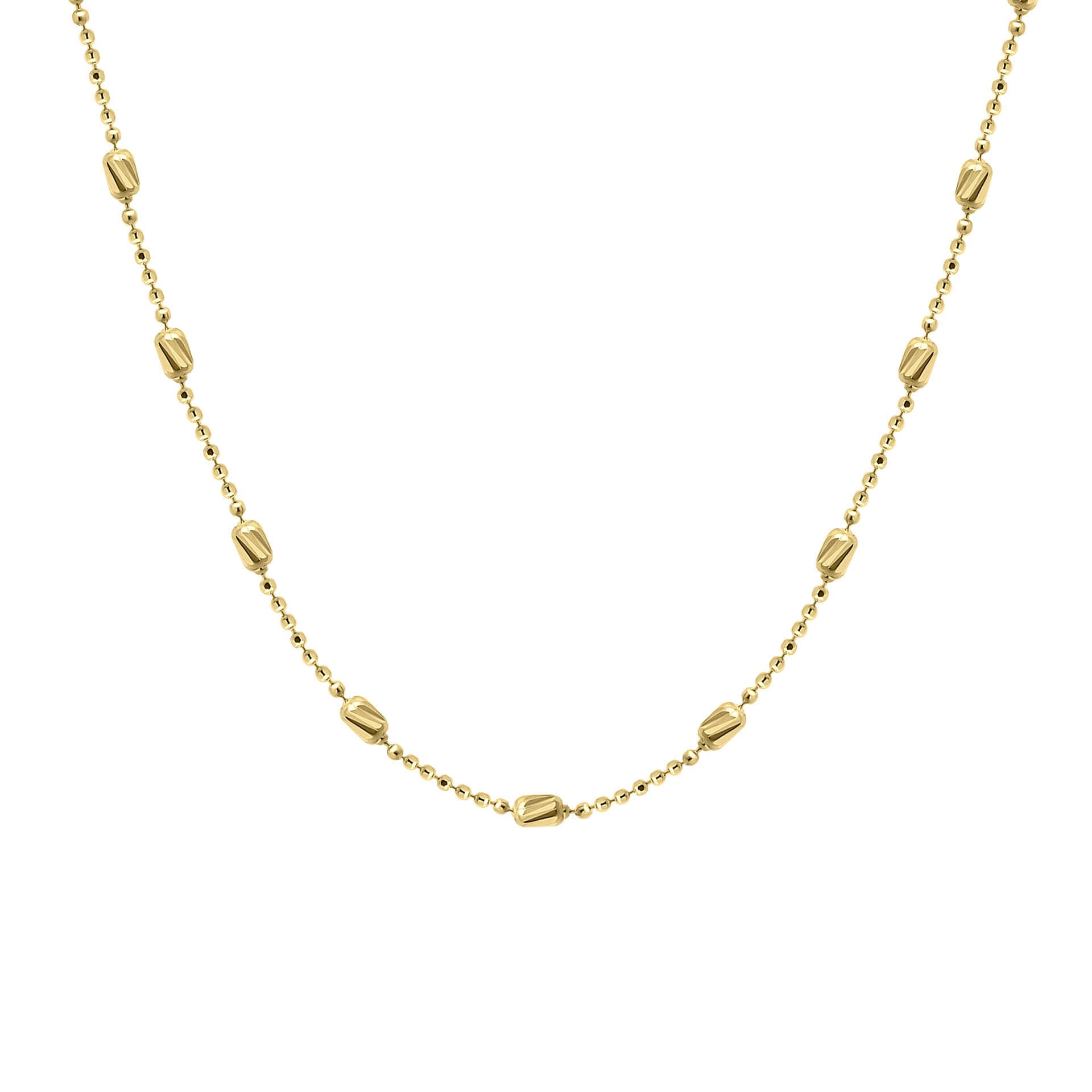 Elements Gold Diamond Cut Gliederkette
