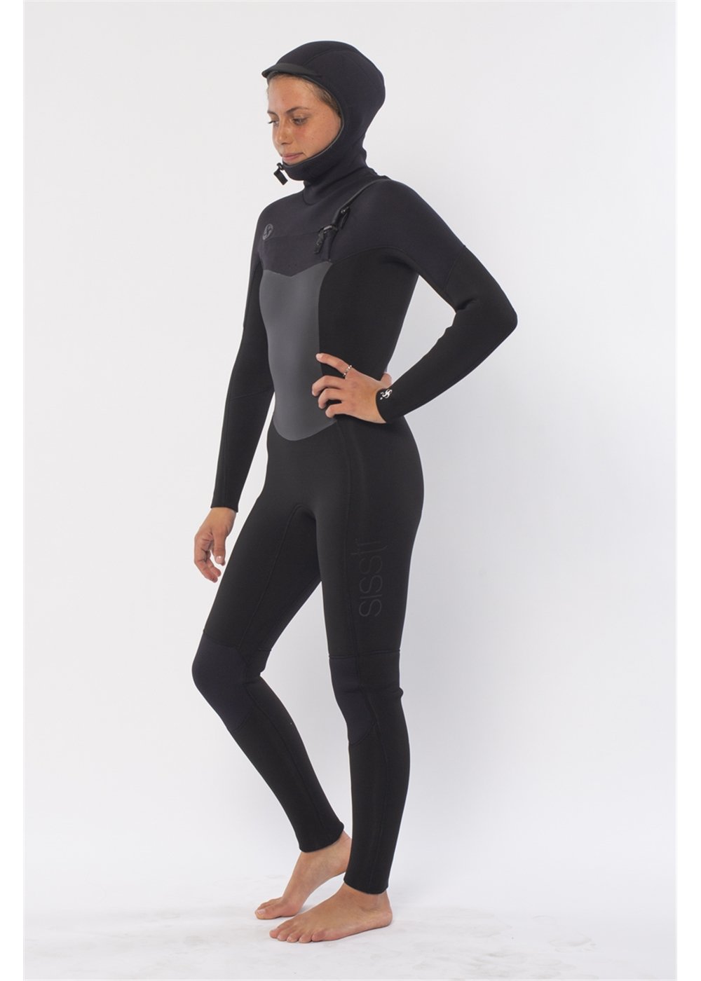 Sisstrevolution 7 Seas 5/4 Hooded Chest Zip Neoprenanzug