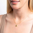 Elements Gold Celtic Green Diopside Pendant