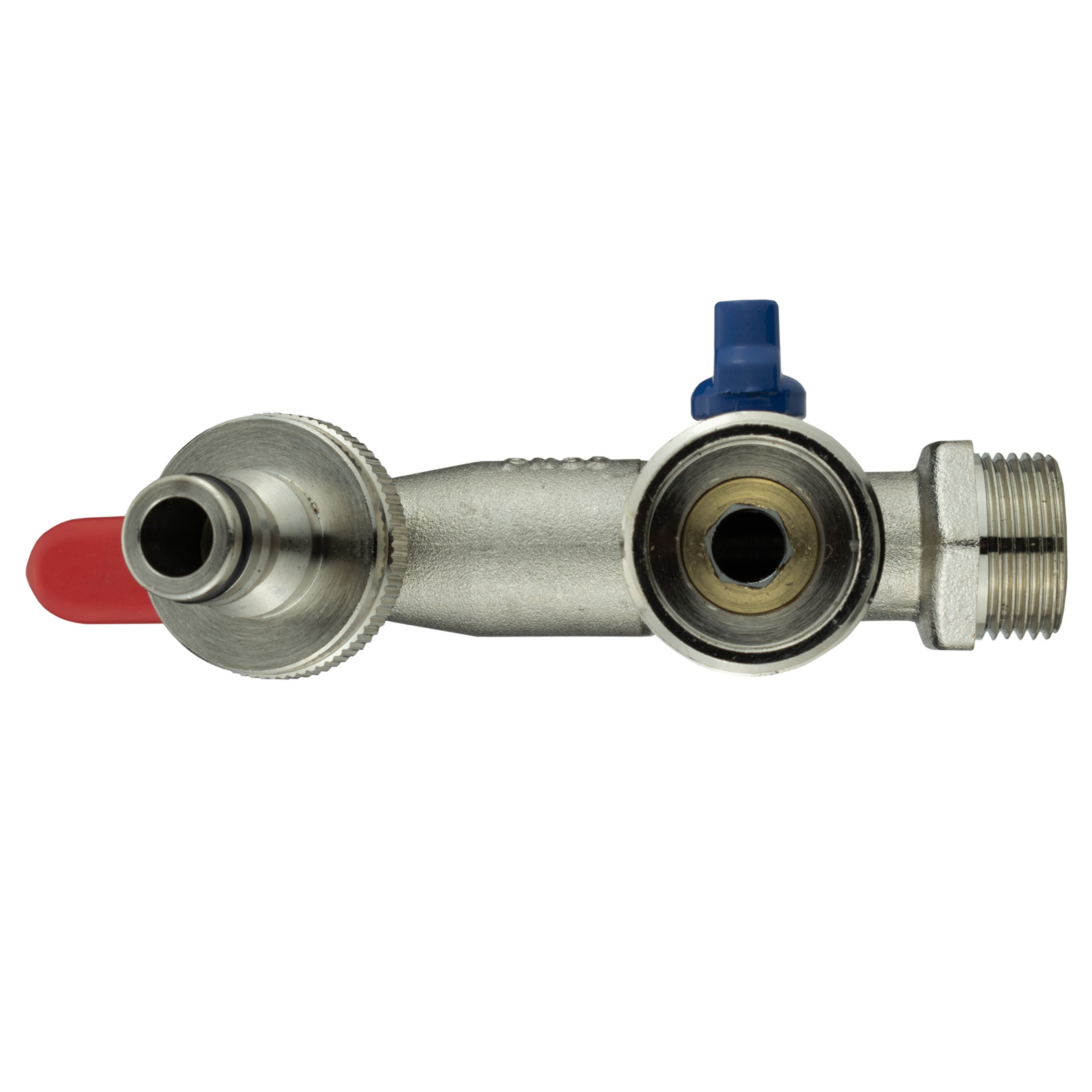 IBC 2” S60X6 Cap with Double Lever Tap, 1 x Max Flo Outlet and 1 x Standard Outlet