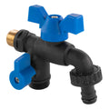 Garden Bib Double Tap 1/2" BSPM