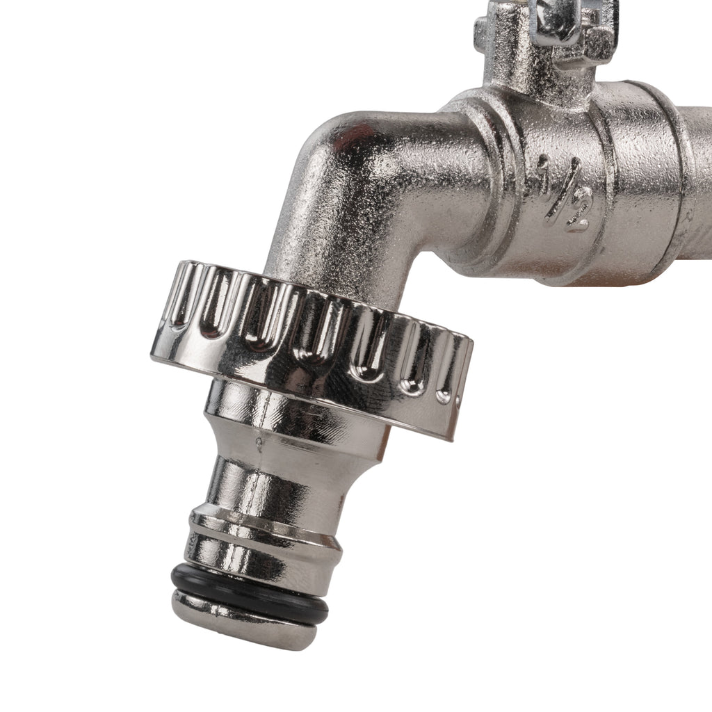 IBC 2” BSPF – S60X6 Cap with S60X6 – ½” BSPF Cap and Quick Connect Lever Tap ½” BSP