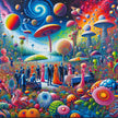 Galactic Garden Gala Canvas