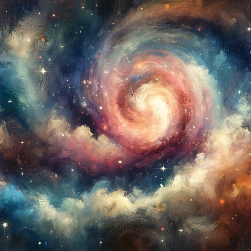 Galactic Swirls Canvas