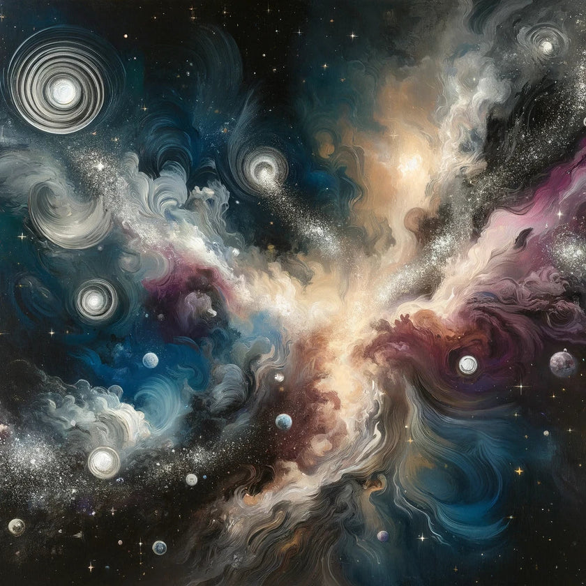 Galactic Whirl Canvas