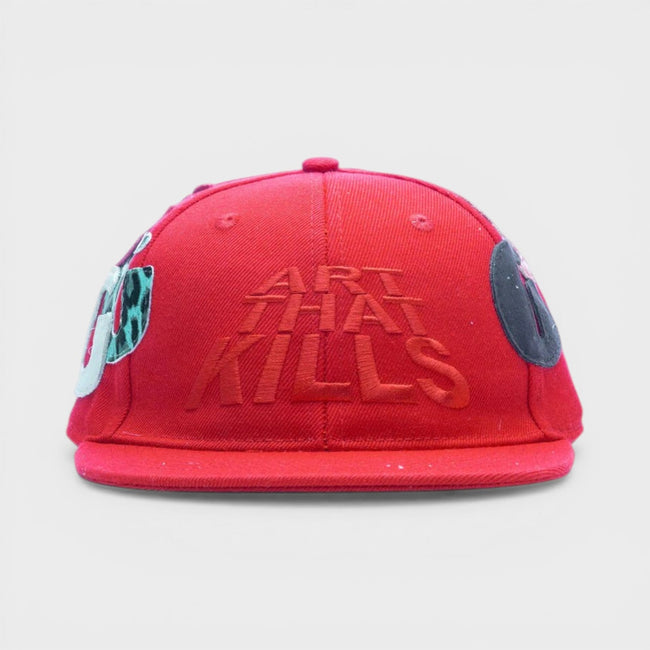Cappellino con patch ATK G rosso