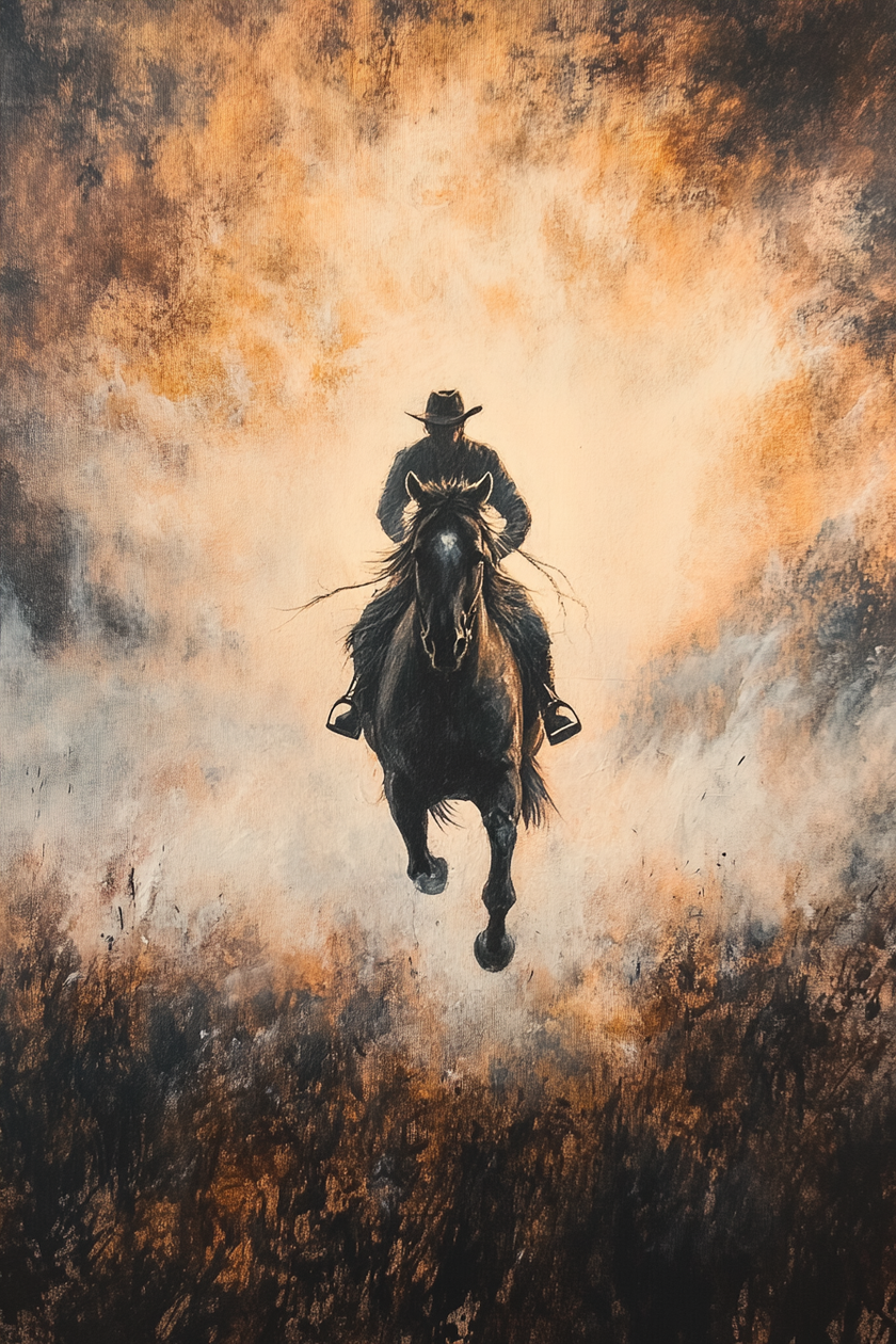 Galloping Horse Dawn Blanket