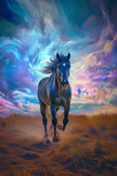 Galloping Horse Dreams Blanket