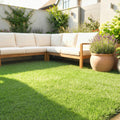 Outsunny Artificial Grass Turf Low Maintenance Realistic Lawn Pet Turf with Drain Holes for Garden 1m x 4m Green