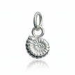 Ammonite Fossil Silver Charm