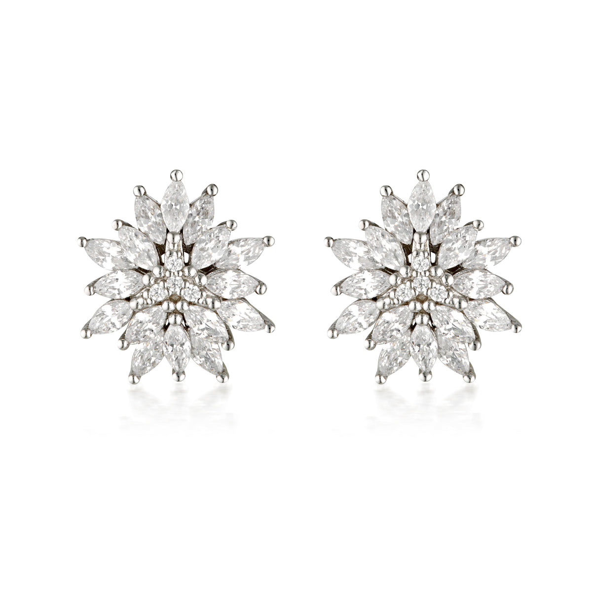 SUMMER SORBET PISTACHIO POMPOM EARRINGS SILVER
