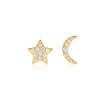 SUMMER SORBET NEAPOLITAN NIGHTS EARRINGS GOLD