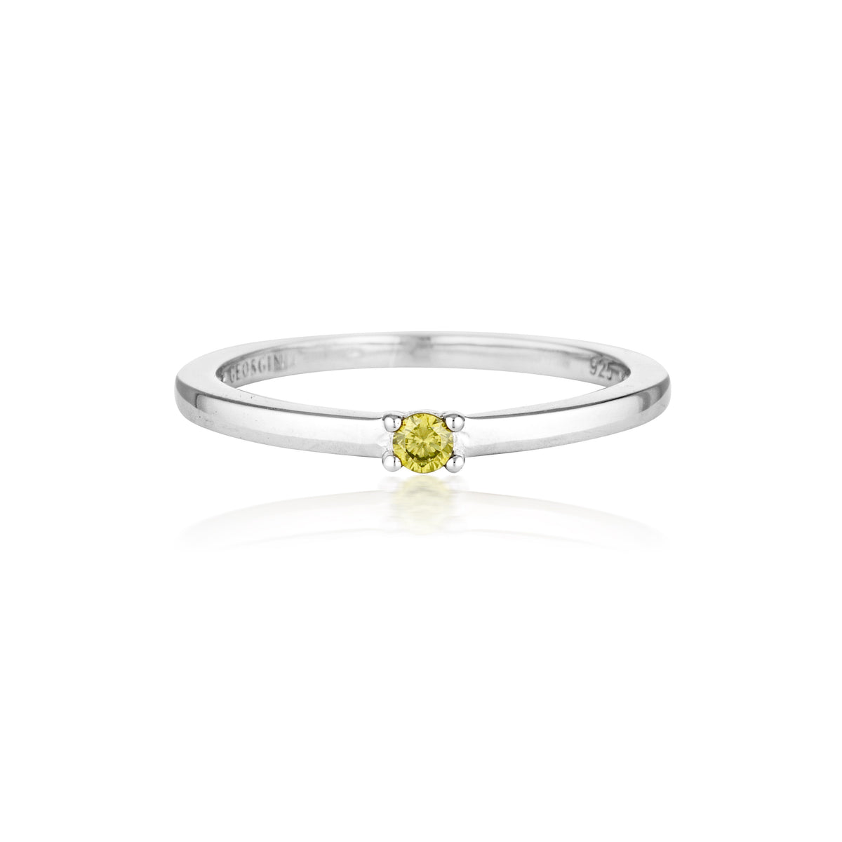 SUMMER SORBET MINI MARSHMALLOW RING GREEN SILVER