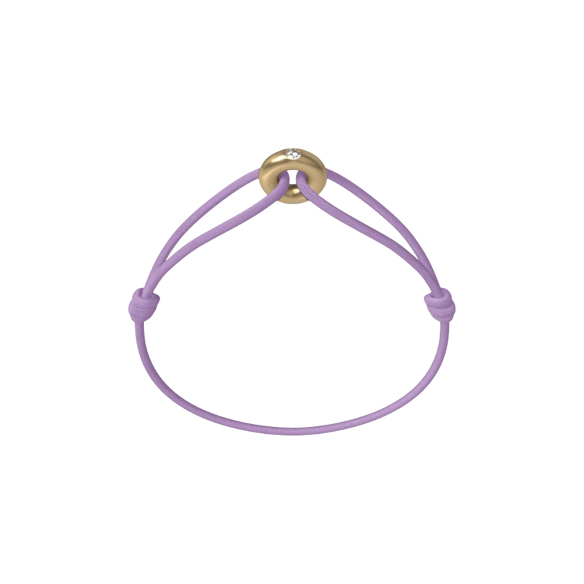 Mini Golden Soho Diamond Cord Bracelet