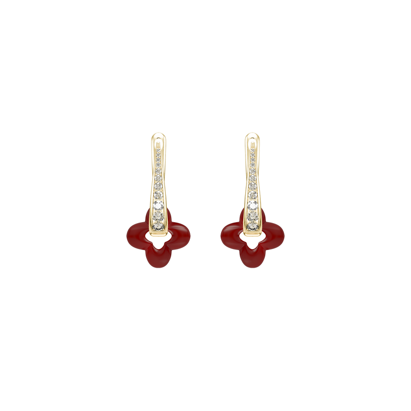 Golden Clover Earrings