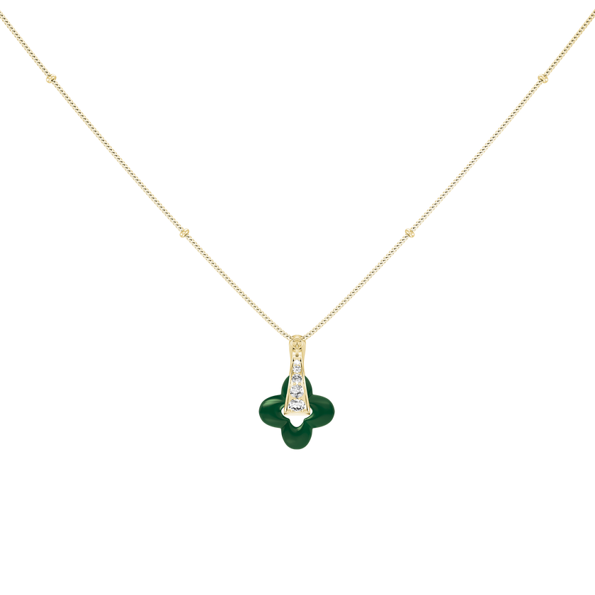 Golden Clover Necklace