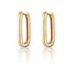 Oval Hoop Earrings