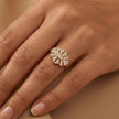 Solid Gold Ring – Radiant Brilliance – 14ct Gold