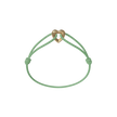 Golden Heart Kordelarmband