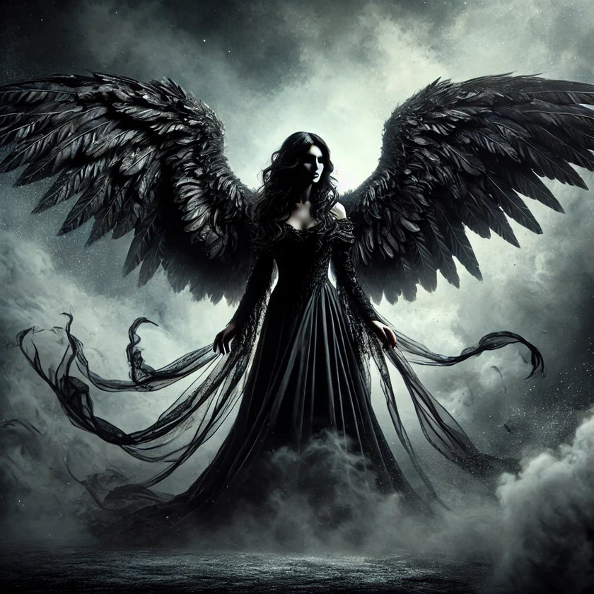 Gothic Angel of Darkness Canvas